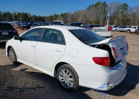 2009 Toyota Corolla S z USA, uszkodzony, nr VIN 2T1BU40EX9C106152